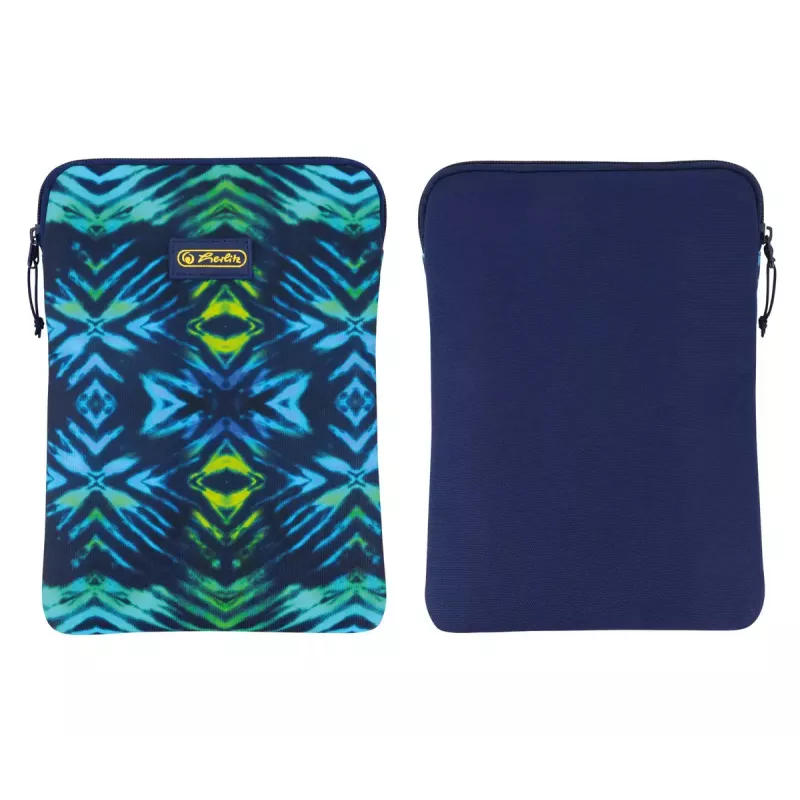 Funda Herlitz New Batik 26,7 cm negra azul verde