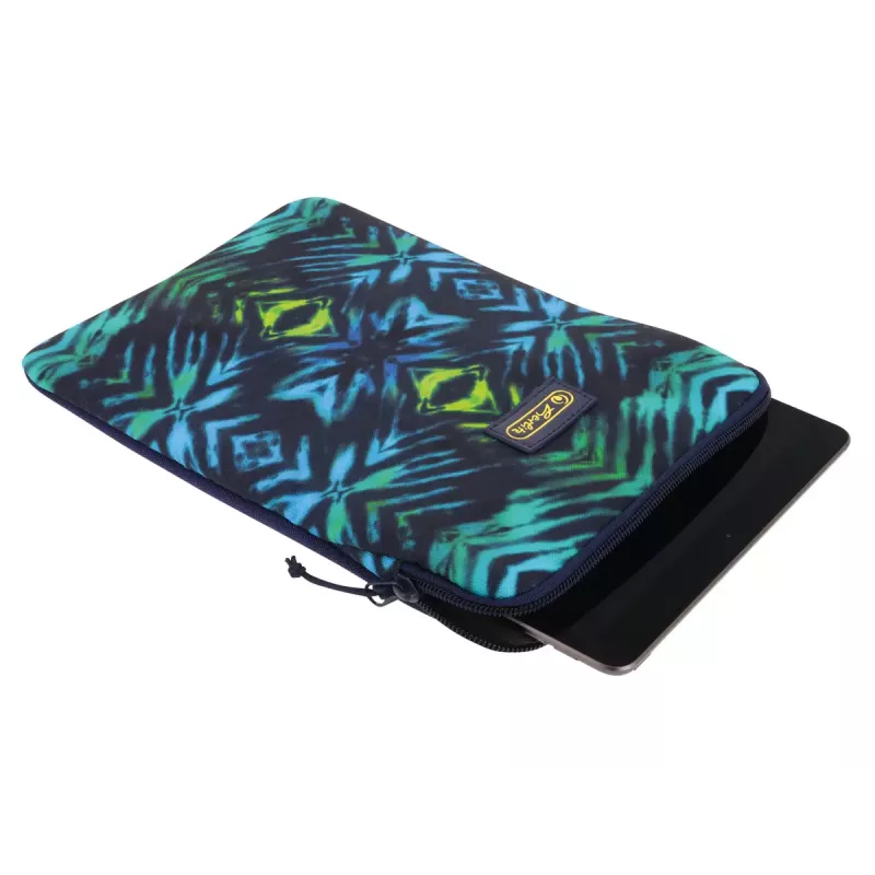Funda Herlitz New Batik 26,7 cm negra azul verde