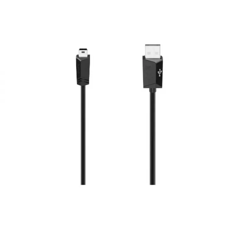 Cable USB Hama 00074260 USB 2.0 1,5 m USB A Mini-USB B negro