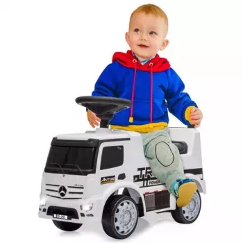 Coche deslizante Jamara Mercedes-Benz Antos 4 ruedas efectos de luz