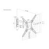 Soporte de pared para TV totalmente móvil Equip 23