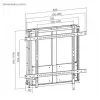 Soporte de pared para TV interactivo subir-bajar Equip 60