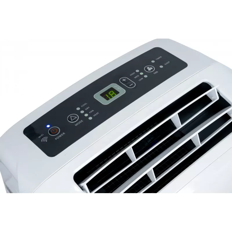 TORNADO TPYAB-09ABG | 9.000 BTU (2,64 kW) aire acondicionado portátil y bomba de calor, WLAN