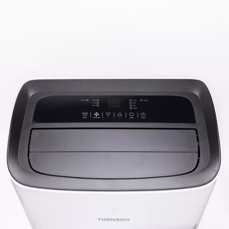 TORNADO TPYAB-09ABG | 9.000 BTU (2,64 kW) aire acondicionado portátil y bomba de calor, WLAN