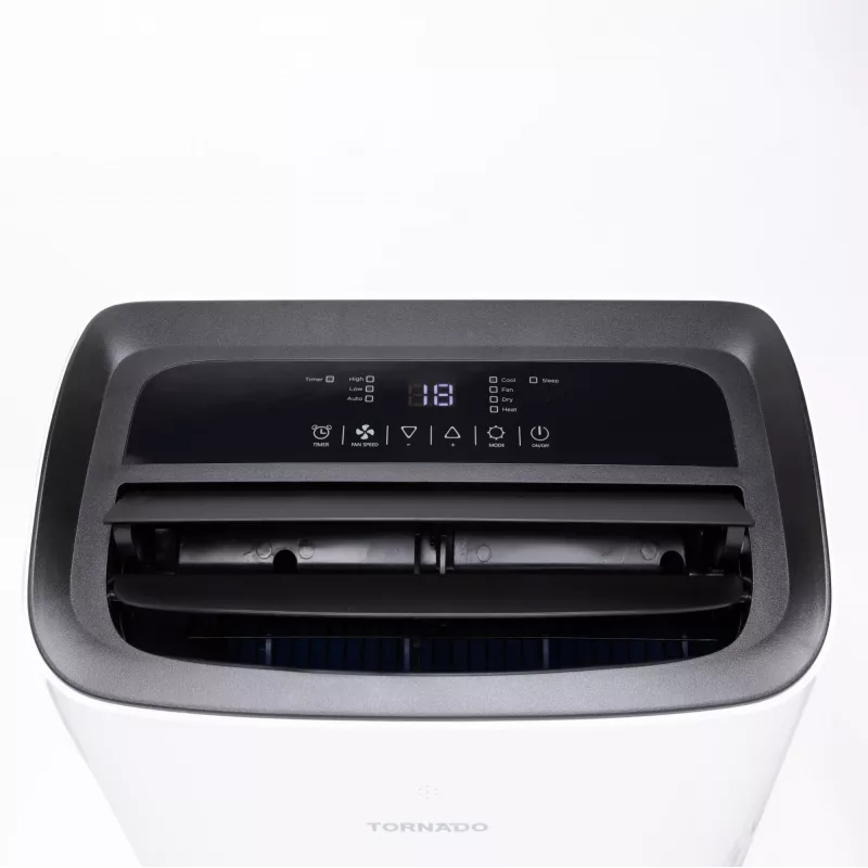 TORNADO TPYAB-09ABG | 9.000 BTU (2,64 kW) aire acondicionado portátil y bomba de calor, WLAN