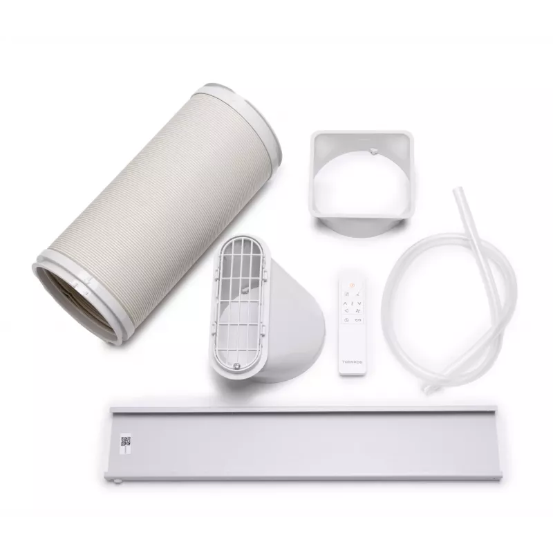 TORNADO TPYAB-09ABG | 9.000 BTU (2,64 kW) aire acondicionado portátil y bomba de calor, WLAN