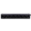 Unidad de distribución de corriente (PDU) Lindy 73025 8 salidas AC 1.5U negro