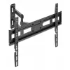 Manhattan soporte de pared para TV y monitores (Full Motion), para pantallas de 32 inch a 65 inch, compatibilidad VESA: todas entre 100x100 mm y 600x400 mm - comprueba las dimensiones de los cuatro orificios de montaje en la parte posterior de la pantalla para asegurarte de que encajan, máx. 35 kg, negro, soporte, garantía de por vida