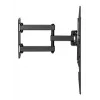 Manhattan soporte de pared para TV y monitores (Full Motion), para pantallas de 32 inch a 65 inch, compatibilidad VESA: todas entre 100x100 mm y 600x400 mm - comprueba las dimensiones de los cuatro orificios de montaje en la parte posterior de la pantalla para asegurarte de que encajan, máx. 35 kg, negro, soporte, garantía de por vida