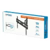 Manhattan soporte de pared para TV y monitores (Full Motion), para pantallas de 32 inch a 65 inch, compatibilidad VESA: todas entre 100x100 mm y 600x400 mm - comprueba las dimensiones de los cuatro orificios de montaje en la parte posterior de la pantalla para asegurarte de que encajan, máx. 35 kg, negro, soporte, garantía de por vida