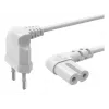 Hama 00221102 cable de alimentación blanco 5 m conector macho Type-C a conector hembra C7