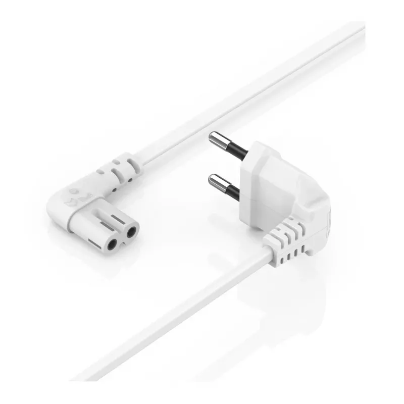 Hama 00221102 cable de alimentación blanco 5 m conector macho Type-C a conector hembra C7