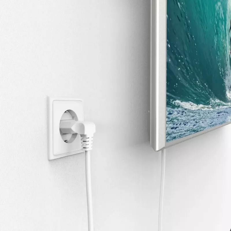 Hama 00221102 cable de alimentación blanco 5 m conector macho Type-C a conector hembra C7