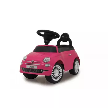 Coche deslizante Jamara Fiat 500 tipo empuje 4 ruedas negro rosa