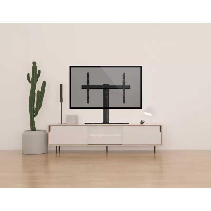 Equip soporte de sobremesa para TV de 32 inch a 55 inch, 81,3 cm (32 inch), 139,7 cm (55 inch), 40 kg, 600 x 400 mm, vidrio, metal, negro