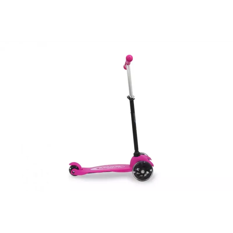 Triciclo patinete Jamara 460497 negro rosa