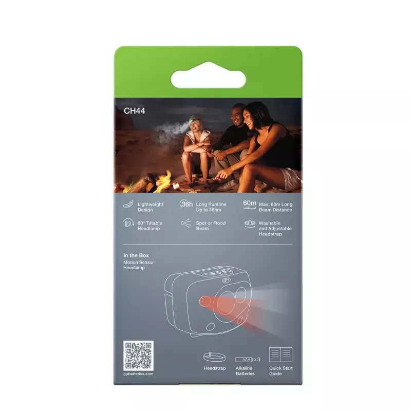 Linterna frontal GP Lighting Discovery Teal LED 300 lm IPX4