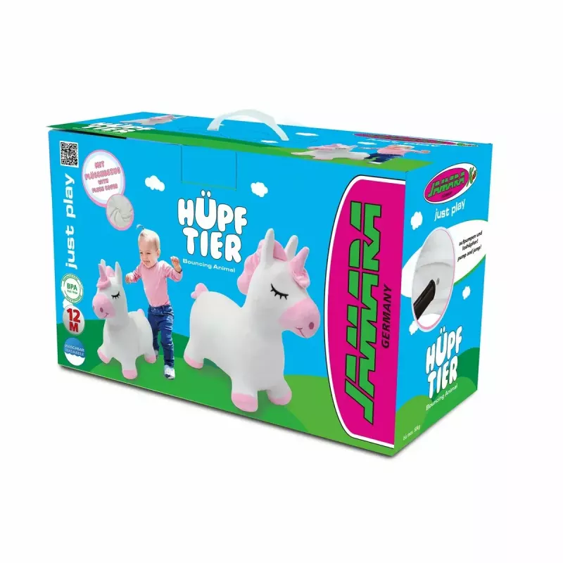 Juguete inflable Jamara 466002 animales rosa blanco 1 año