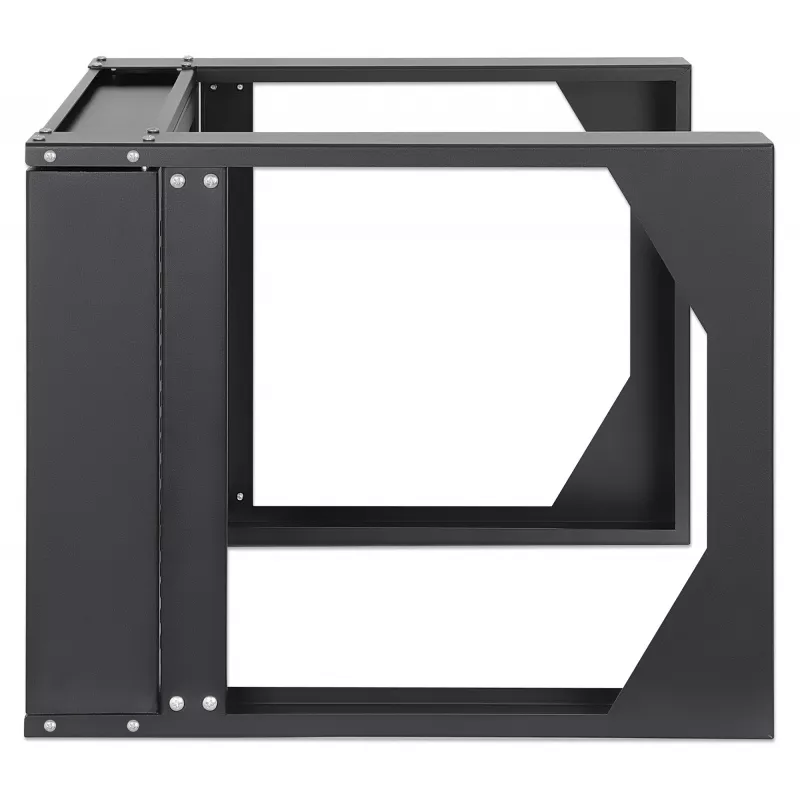 Intellinet 716178 rack de red abierto de pared de 19 pulgadas (48,3 cm), 6U, 2 postes, negro RAL 9004