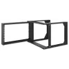 Intellinet 716178 rack de red abierto de pared de 19 pulgadas (48,3 cm), 6U, 2 postes, negro RAL 9004