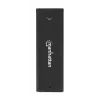 Caja para SSD M.2 NVMe Manhattan, conector hembra USB-C, 10 Gbit/s (USB 3.2 Gen2 alias USB 3.1), compatible con UASP, SuperSpeed+ USB, aluminio, negro, tres años de garantía
