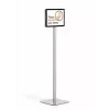 Expositor informativo Durable INFO STAND BASIC A4 metal plástico gris