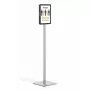 Expositor informativo Durable INFO STAND BASIC A4 metal plástico gris