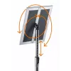 Expositor informativo Durable 479923 A3 aluminio plástico acero altura 1290 mm