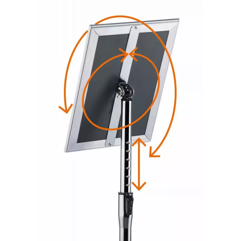 Expositor informativo Durable 479923 A3 aluminio plástico acero altura 1290 mm