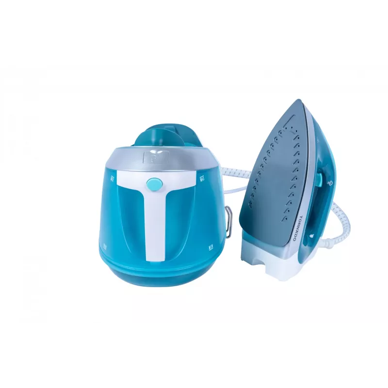 Tornado TSS-2400D plancha con generador de vapor, azul/blanco
