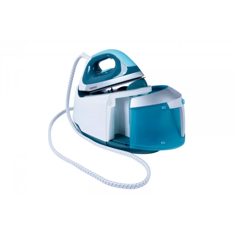 Tornado TSS-2400D plancha con generador de vapor, azul/blanco