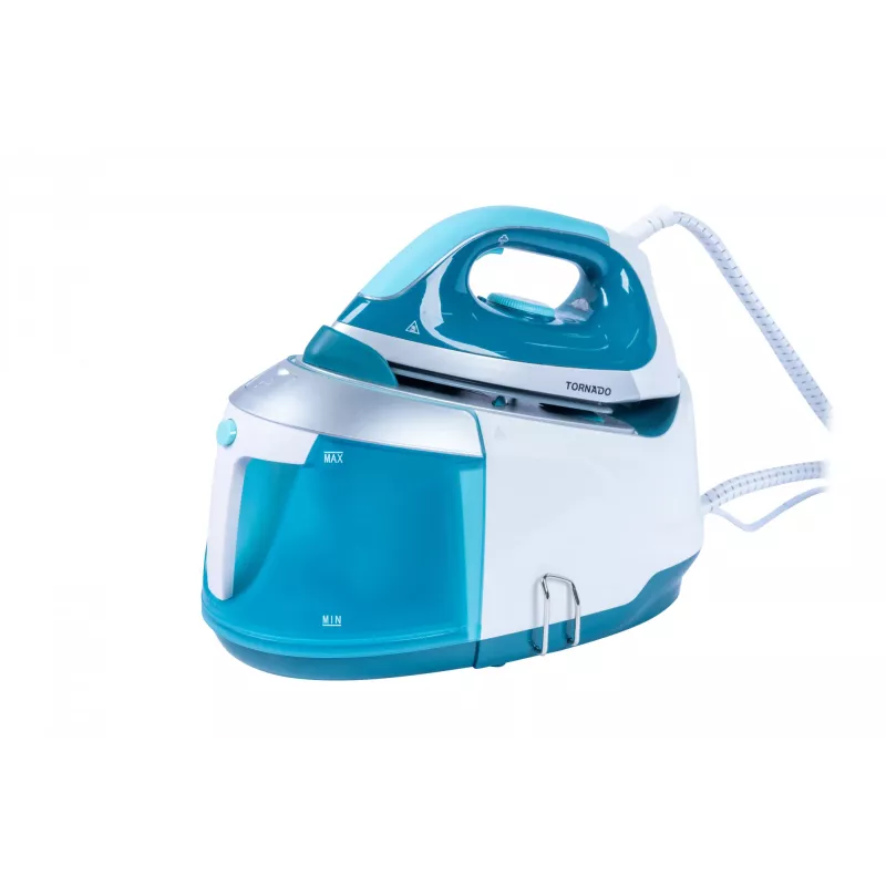 Tornado TSS-2400D plancha con generador de vapor, azul/blanco