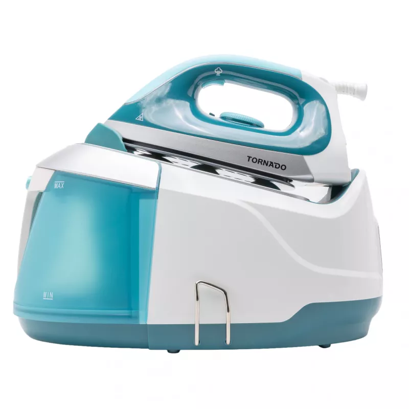 Tornado TSS-2400D plancha con generador de vapor, azul/blanco