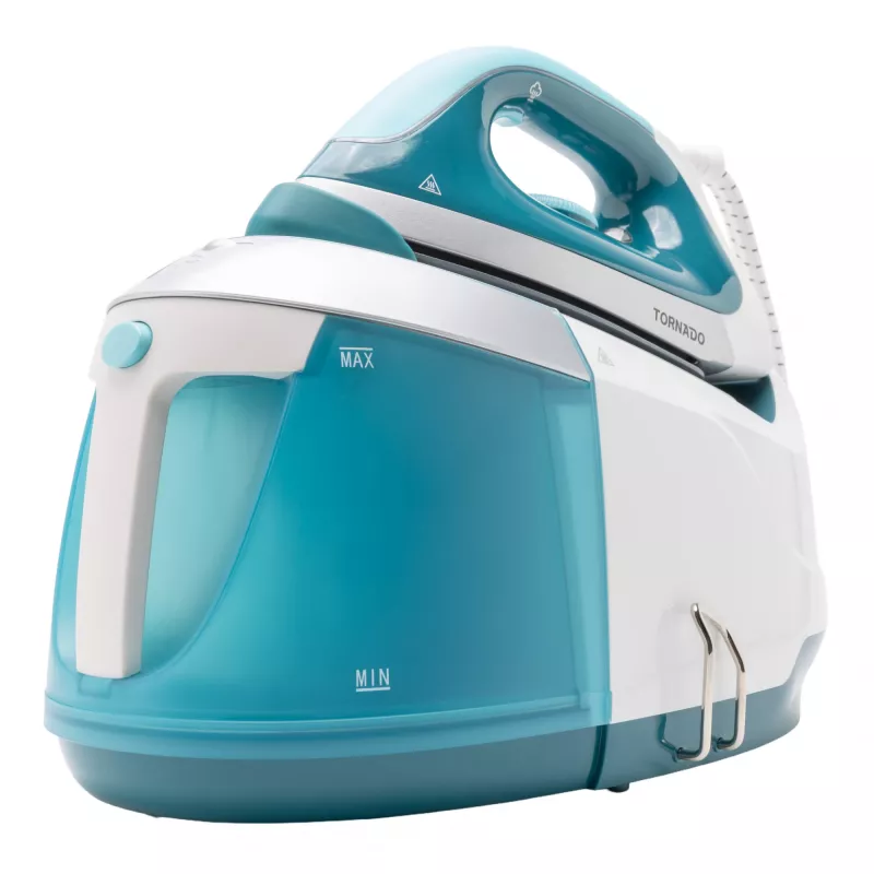 Tornado TSS-2400D plancha con generador de vapor, azul/blanco