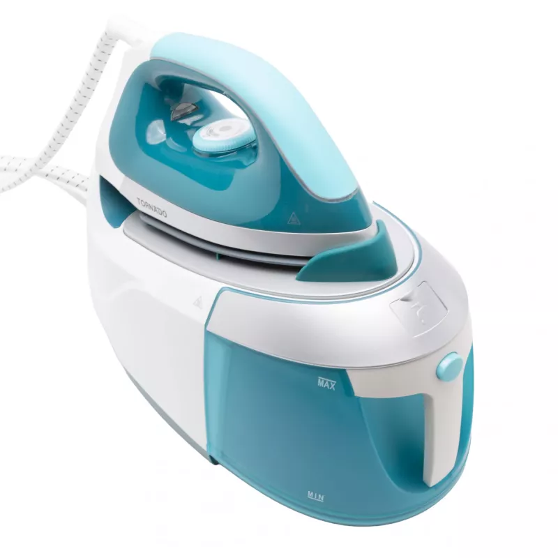 Tornado TSS-2400D plancha con generador de vapor, azul/blanco