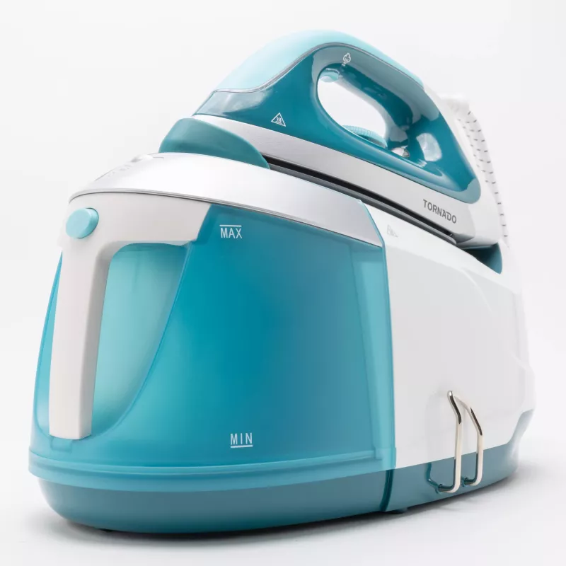 Tornado TSS-2400D plancha con generador de vapor, azul/blanco