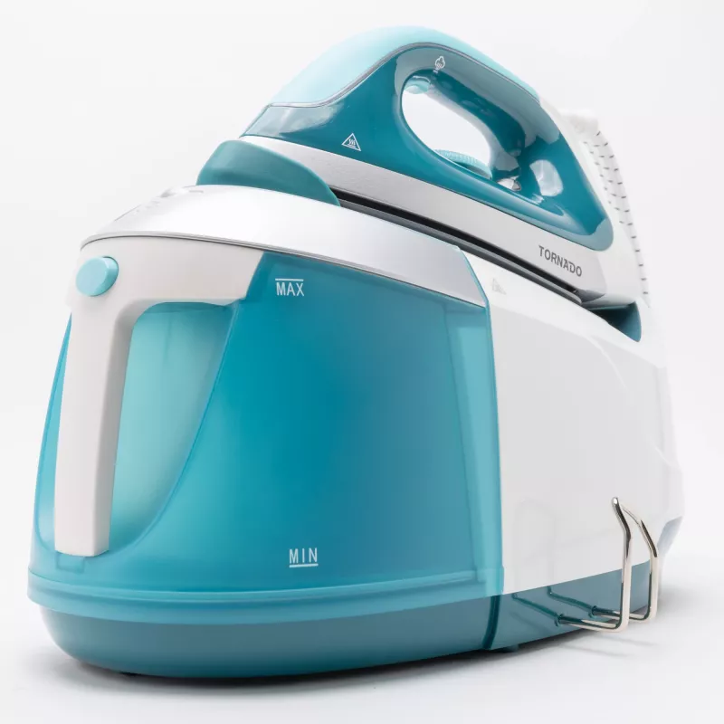 Tornado TSS-2400D plancha con generador de vapor, azul/blanco