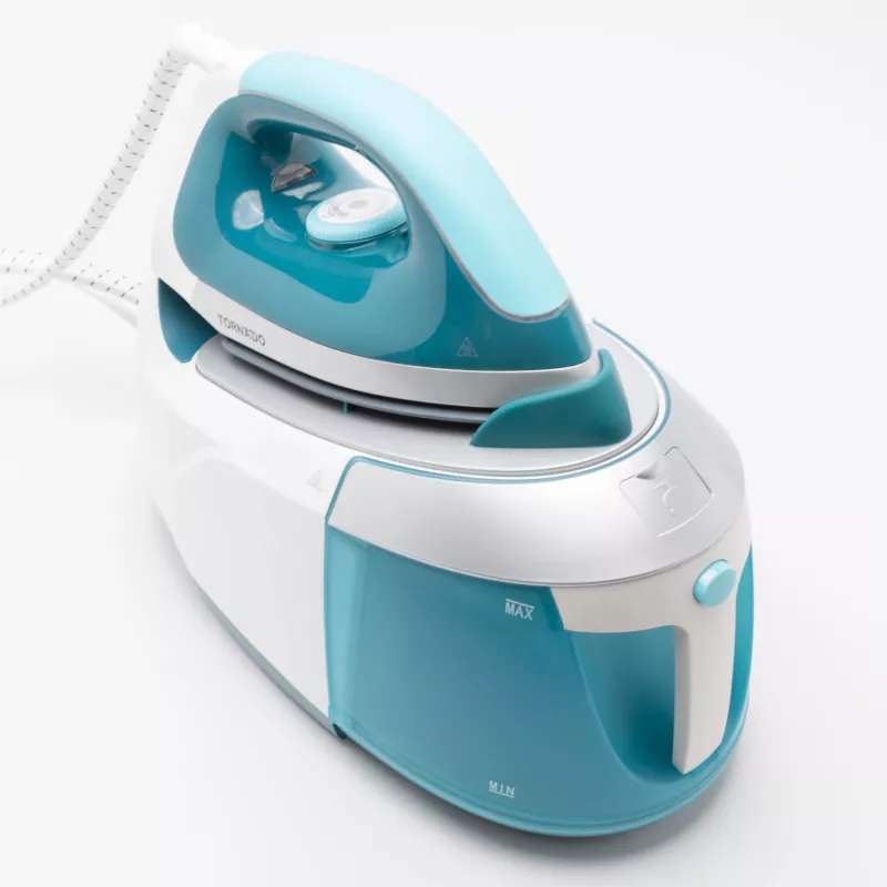 Tornado TSS-2400D plancha con generador de vapor, azul/blanco