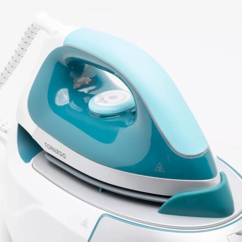 Tornado TSS-2400D plancha con generador de vapor, azul/blanco