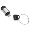 Llavero linterna TROIKA ECO CHARGE negro gris LED USB