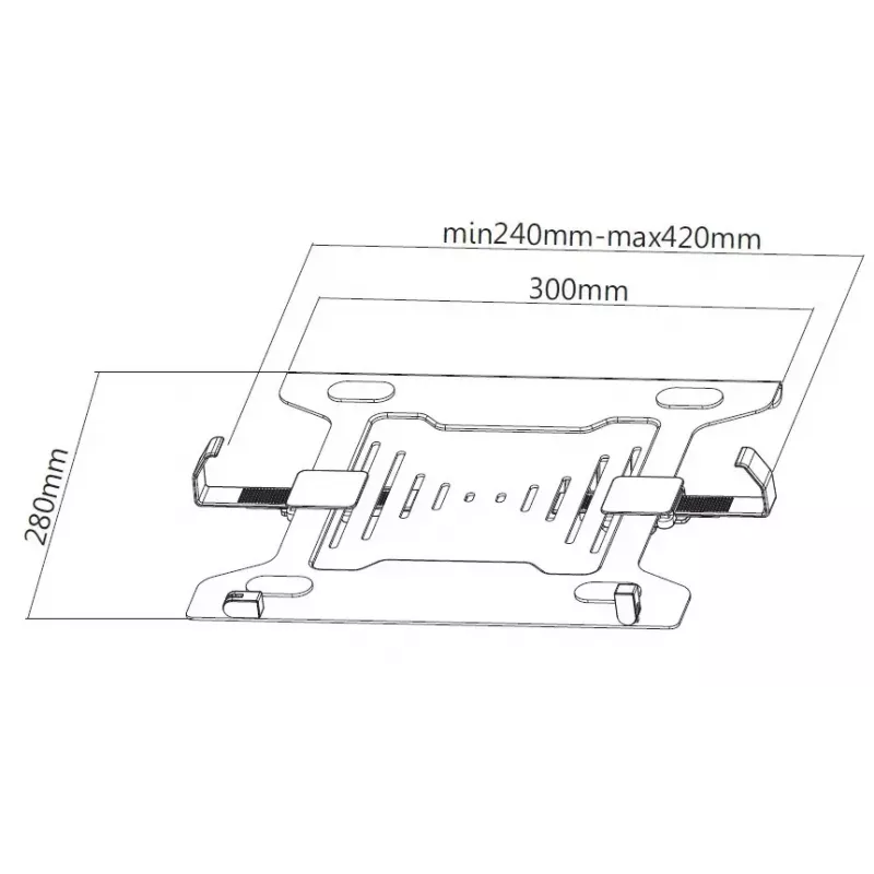 Soporte para portátil Equip para 10 pulgadas–15,6 pulgadas