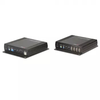 Lindy 140m Cat.6 DVI-D, USB, Audio y RS-232 Extensor KVM