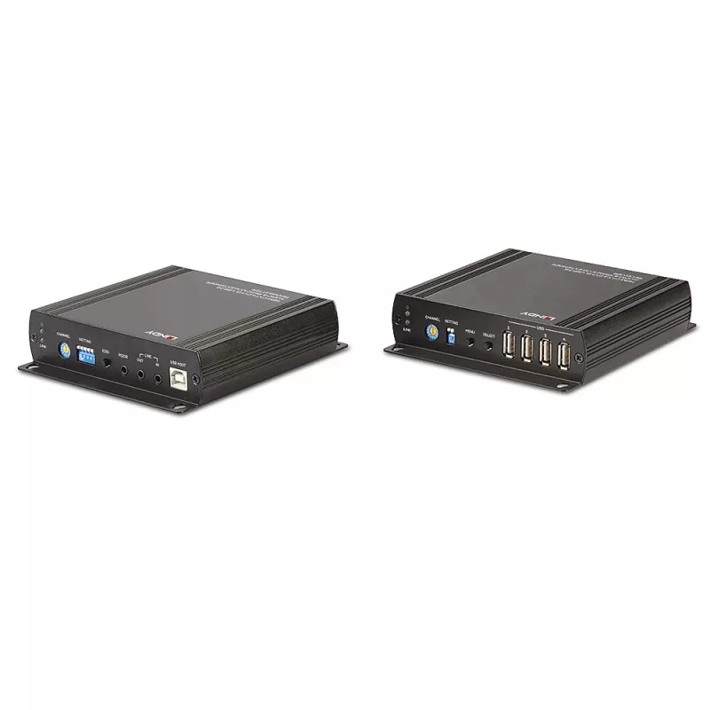 Lindy 140m Cat.6 DVI-D, USB, Audio y RS-232 Extensor KVM
