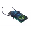 Funda Herlitz New Batik para móvil universal Negro Azul Verde