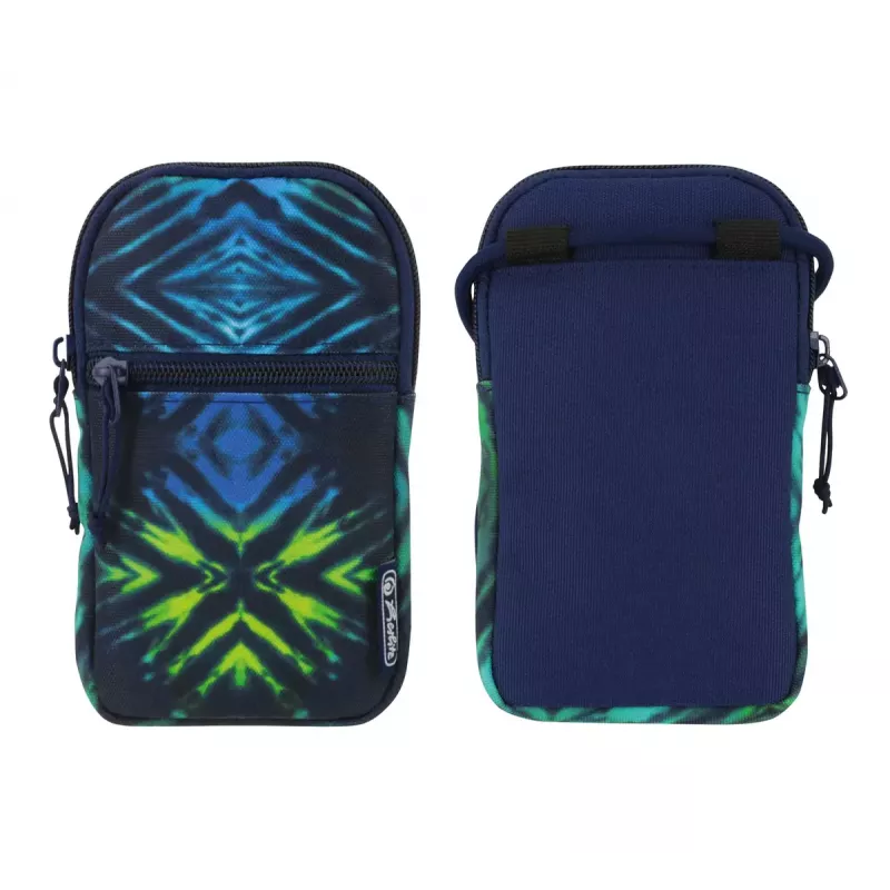 Funda Herlitz New Batik para móvil universal Negro Azul Verde