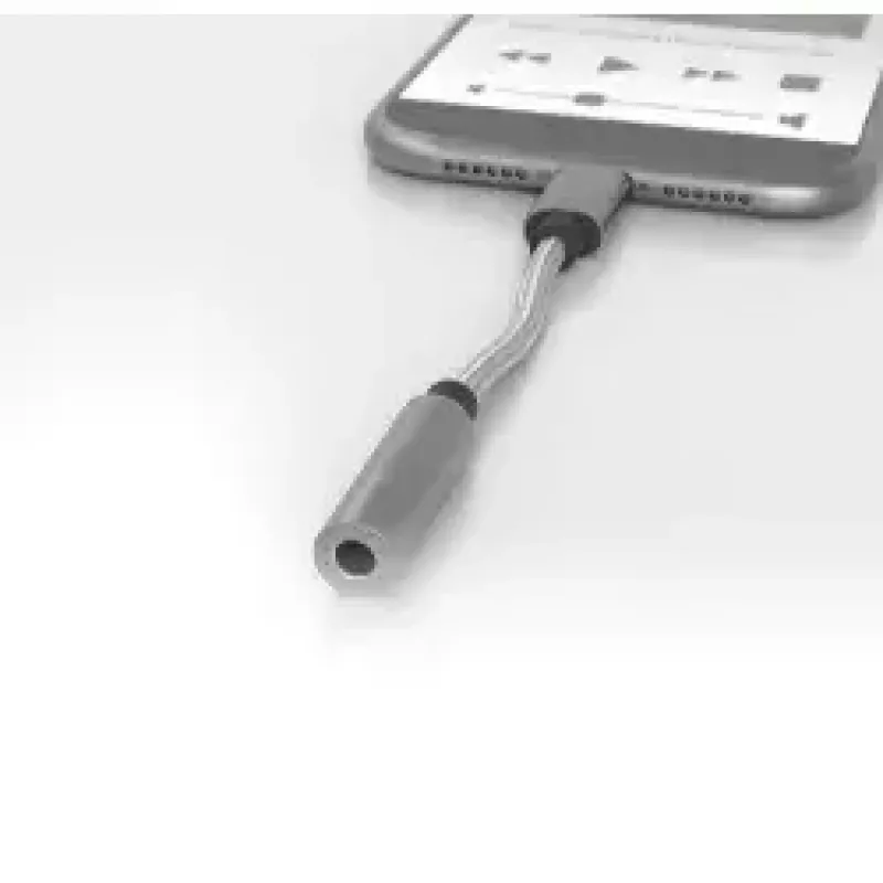 Cable para móvil Terratec 284535 Plata USB-C 3,5mm