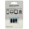 TerraTec PROTECT yourself cubierta para webcam, negro, pack de 3