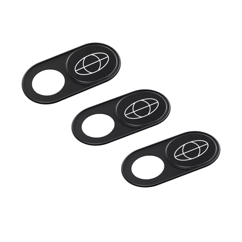 TerraTec PROTECT yourself cubierta para webcam, negro, pack de 3