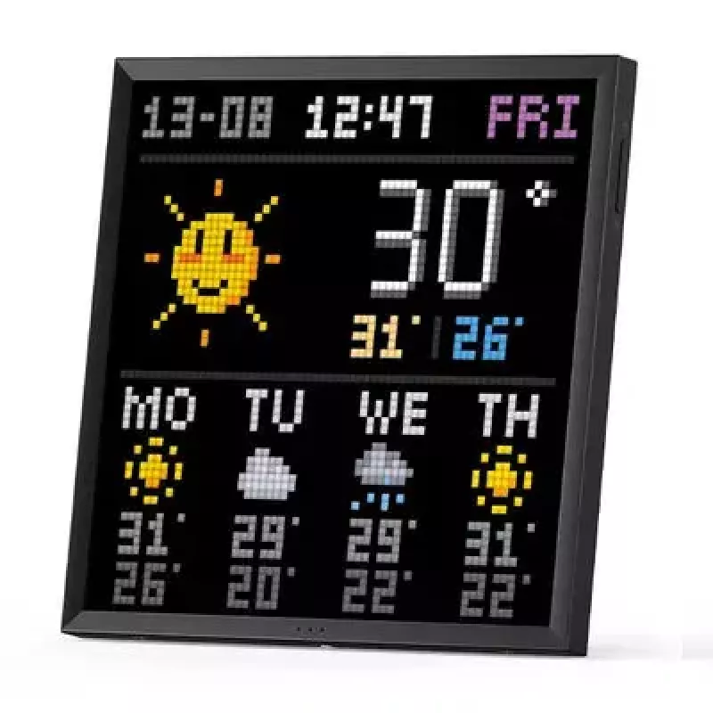 Marco de fotos digital Divoom Pixoo64 Negro Wi-Fi 64x64 RGB LED