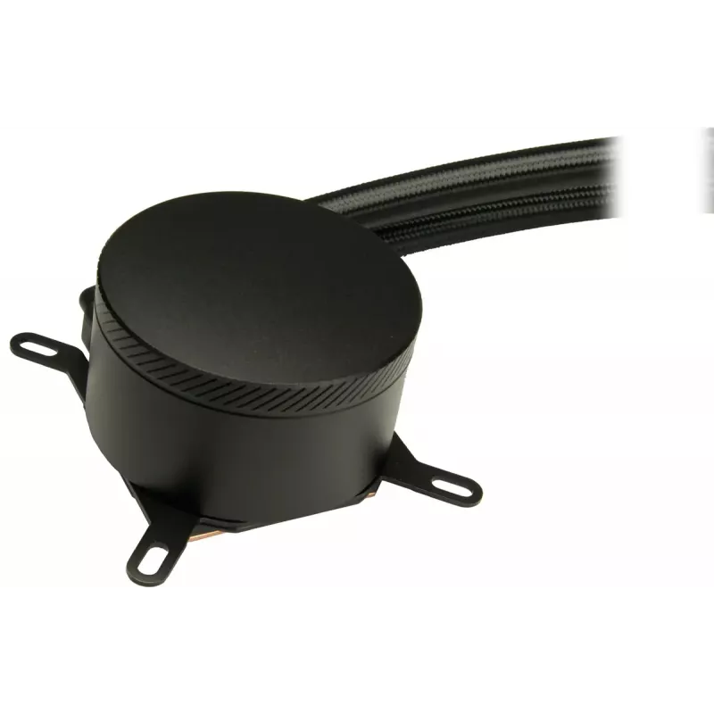 Refrigeración líquida todo en uno para CPU INTER-TECH Argus Iceman B-240 – Ventilador de 12 cm, rodamiento hidráulico, Negro